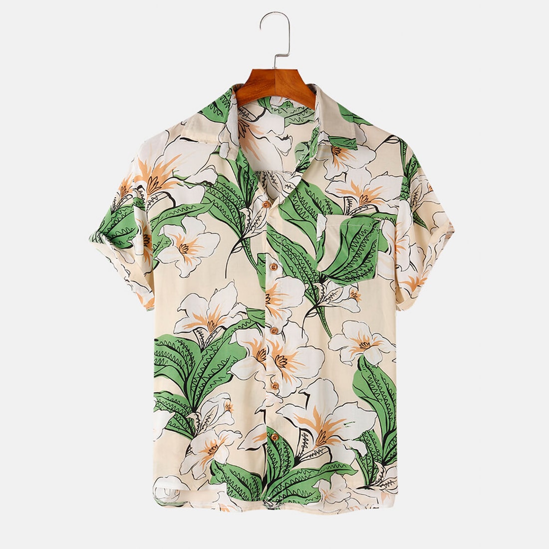 Cartoon Astronaut T-Shirt - Floral